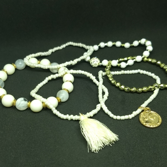 PEARL BRACELET SET - Cute multiple layer jewelry - Picture 5 of 5